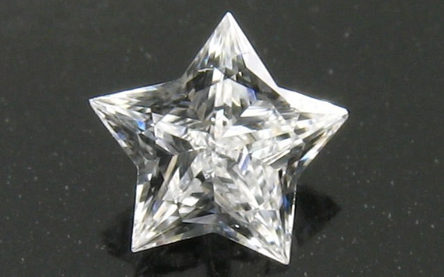 ダイヤモンド ルース 0.129ct 【 星型(スター・モディファイド 