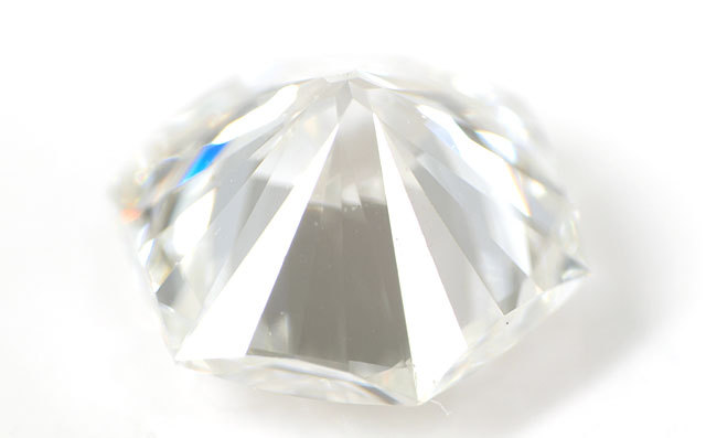 ヘキサゴン(六角形)ダイヤモンド ルース 0.222ct, Eカラー, VS-1 