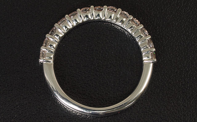 ピンクダイヤモンド ハーフ・エタニティ・リング ( 指輪 ) 0.57ct