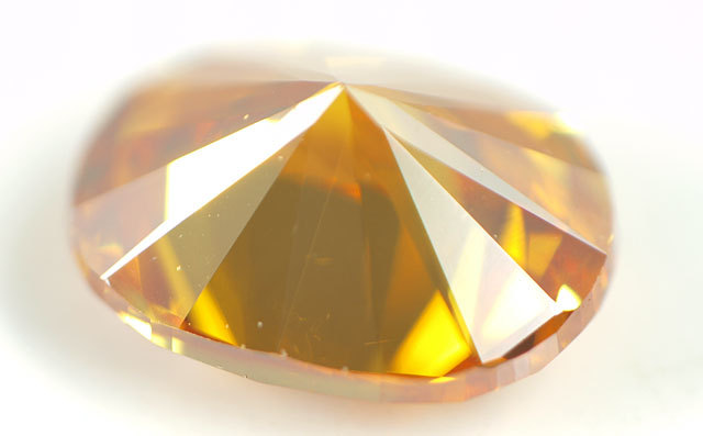 オレンジダイヤモンド ルース 0.238ct, Fancy Deep Yellowish Orange