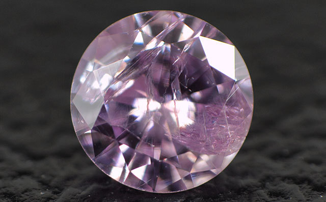 パープルダイヤモンド ルース 0.081ct, Fancy Pinkish Purple, I2  
