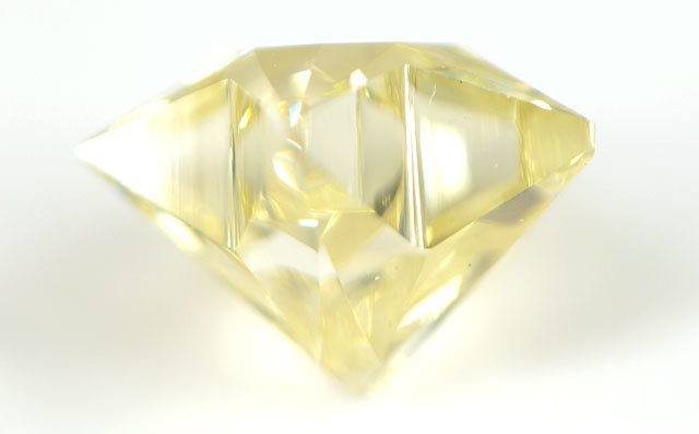 星型(五芒星)イエローダイヤモンド ルース 0.220ct, Fancy Light