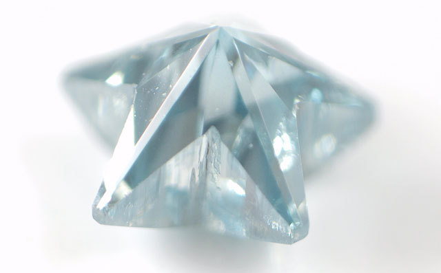 グリーンダイヤモンド(トリートメント) ルース 0.073ct 【星型(スター