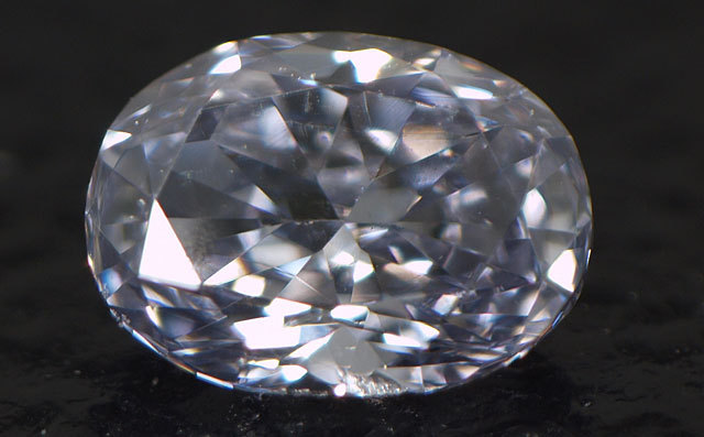 天然バイオレットダイヤモンド ルース(裸石) 0.042ct, Fancy (Gray 