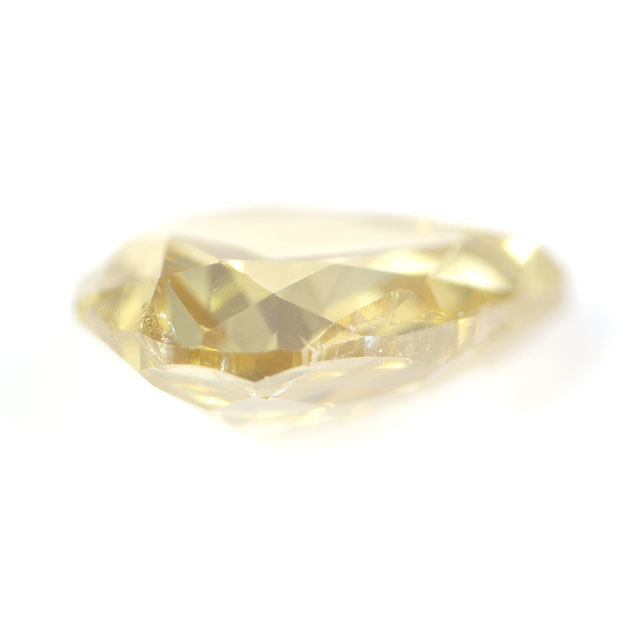 蛍光性がオレンジ 】 イエローダイヤモンド ルース(裸石) 0.102ct