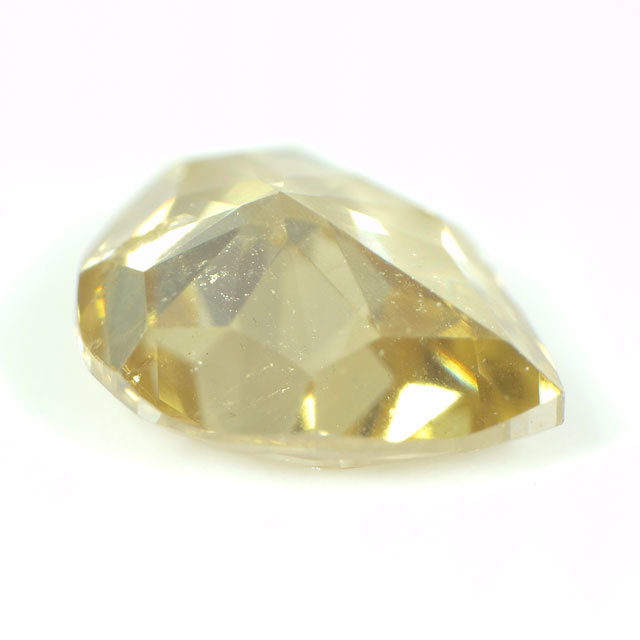 蛍光性がオレンジ 】 イエローダイヤモンド ルース(裸石) 0.102ct