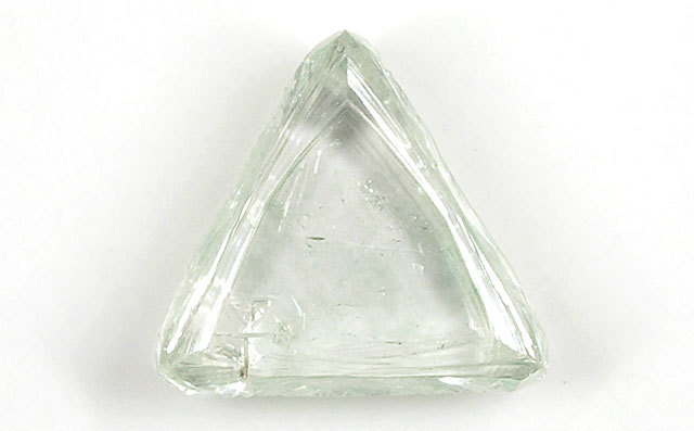天然ダイヤモンド原石(マクル) ルース(裸石) 0.902ct 【淡いグリーン