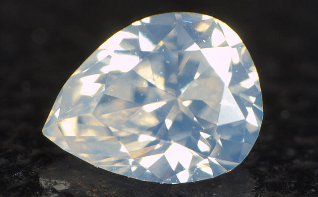 天然ホワイトダイヤモンド ルース(裸石) 0.071ct, Fancy White ...