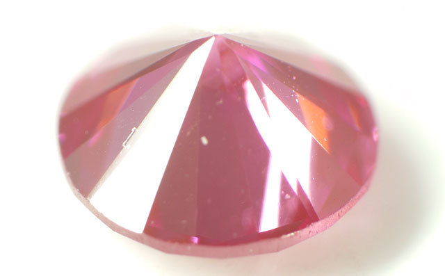 トリートメント・ピンクダイヤモンド ルース(裸石) 0.052ct 【蛍光性が 