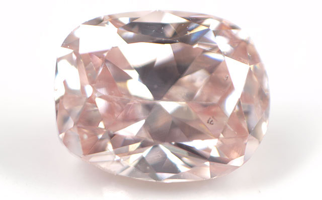 天然ピンクダイヤモンド ルース(裸石) 0.197ct 【 タイプ1-aB型のレア