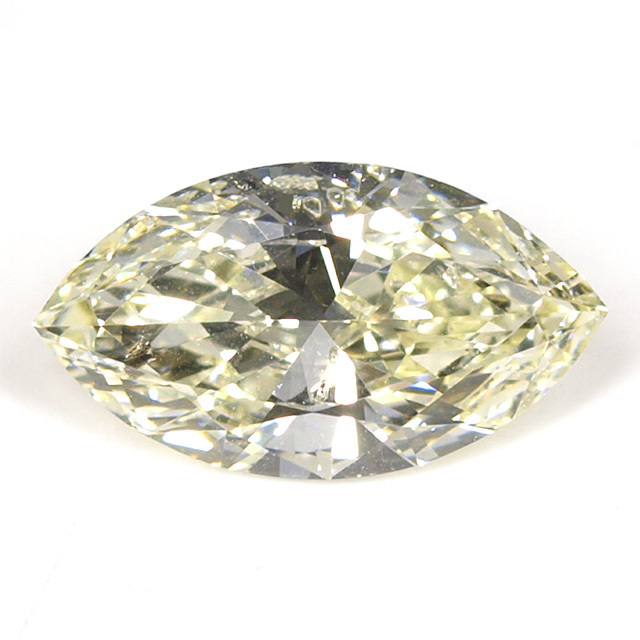 蛍光性 : ストロング・イエロー 】 天然ダイヤモンド ルース 0.500ct M  