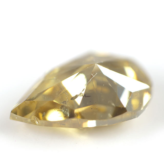 イエローダイヤモンド ルース(裸石) 0.240ct 【蛍光性がオレンジ  