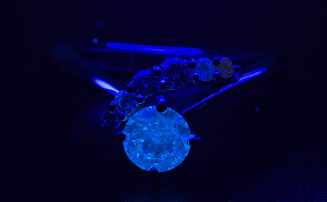 天然グリーンダイヤモンド ルース(裸石) 0.507ct, Very Light Blue 