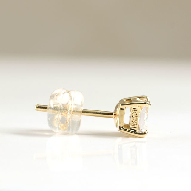 なしなし ピンクダイヤモンド ピアス 片耳用 楽天市場】ダイヤモンド ピアス 片耳用 一粒 K18 イエロー