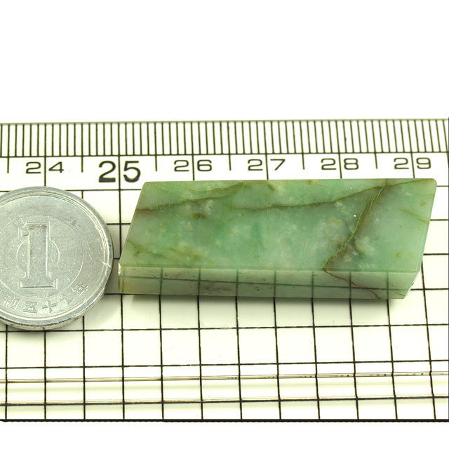ヒスイ 板状ルース(裸石) 69.580ct ( ひすい / 翡翠 / ジェイダイト 