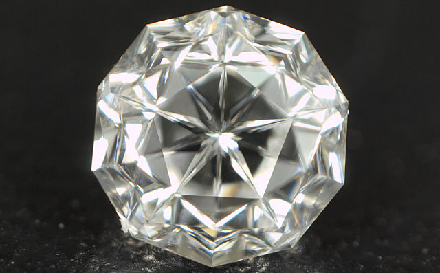 デカゴナル・カット 10角形 】 天然ダイヤモンド ルース(裸石) 0.406ct 