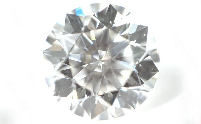 天然ダイヤモンド ルース(裸石) 0.304ct, Gカラー, VS2 【四芒星が