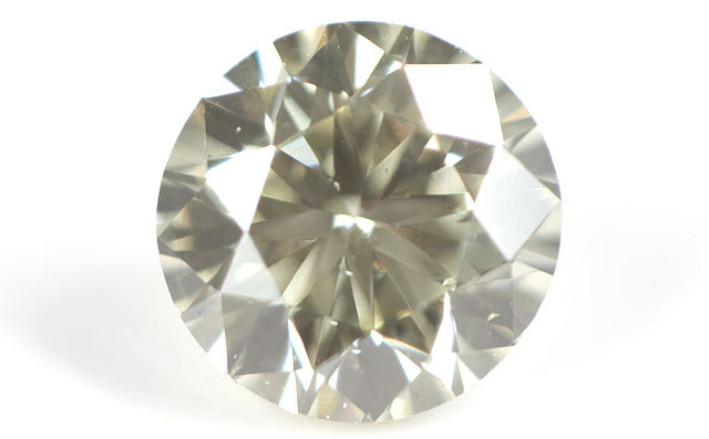 蛍光性： ストロング・レッド 】 天然イエローダイヤモンド 0.18ct