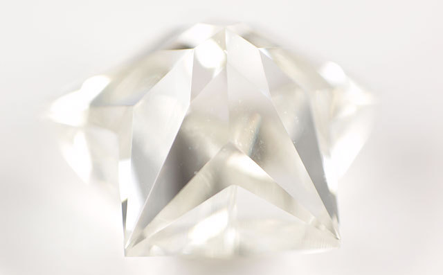 天然ダイヤモンド 五芒星の星型ルース 0 348ct J Si 1 スター モディファイド ブリリアント カット 中央宝石研究所ソーティング袋付