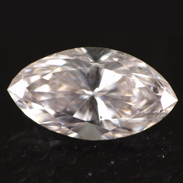 天然ピンクダイヤモンド ルース 0.218ct, Light Pink, SI-2, 【タイプ2 