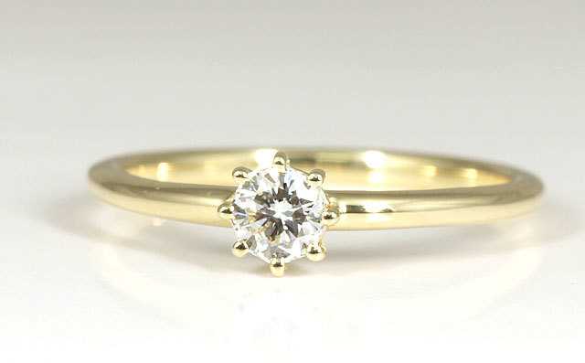 通称 : クリスタルムーン ダイヤモンド リング(指輪) 0.220ct, Dカラー 