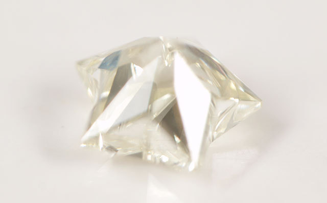 天然ダイヤモンド 五芒星の星型ルース 0.113ct, L, VS1 【スター