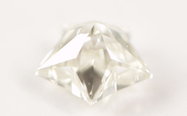 天然ダイヤモンド 五芒星の星型ルース 0.109ct, K, VS2 【 スター 