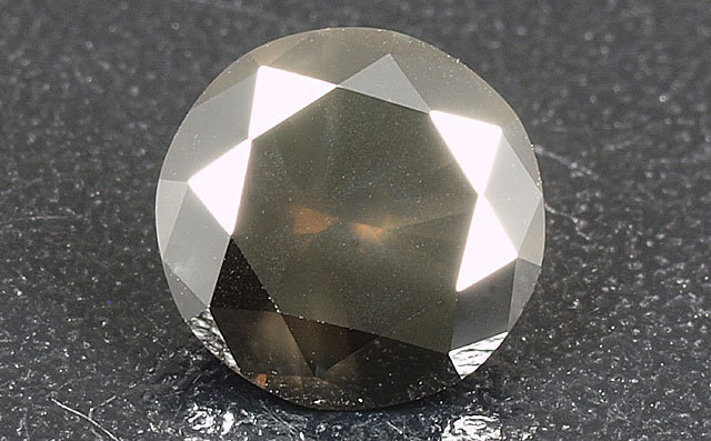 天然ブラックダイヤモンド ルース 裸石 1 24ct Fancy Black ファンシー ブラック ラウンドブリリアントカット Gia