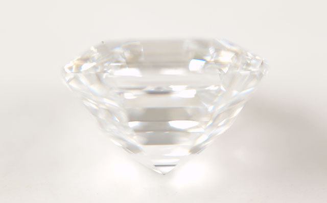 アッシャーカット】天然ダイヤモンドルース(裸石) 0.416ct,D