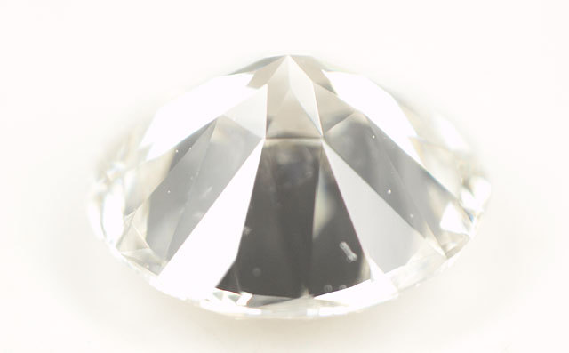 122面体カット 】 天然ダイヤモンド ルース(裸石) 0.354ct, H