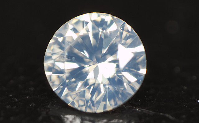 天然ホワイトダイヤモンド ルース(裸石) 0.111ct, Fancy White 