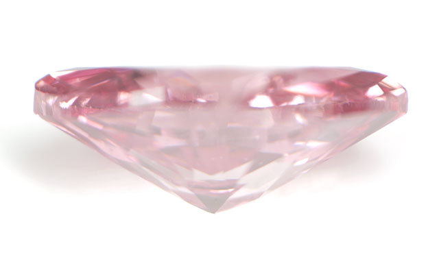 天然ピンクダイヤモンド ルース(裸石) 0.07ct(0.077ct), ファンシー 