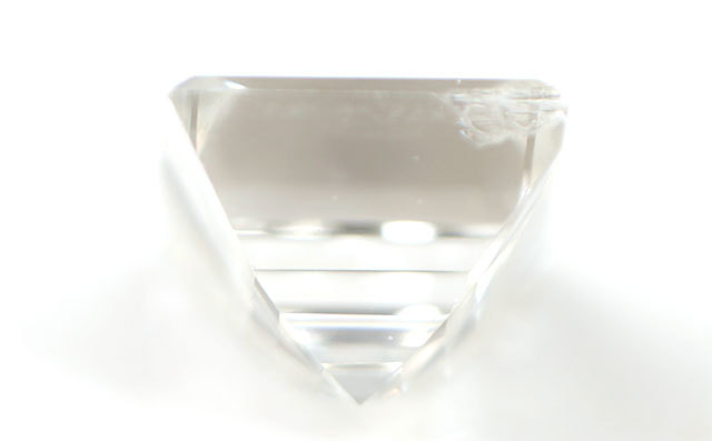 天然ダイヤモンドルース(裸石) 0.164ct, Fカラー, SI-1, スクエア 