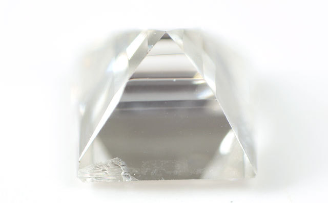 天然ダイヤモンドルース(裸石) 0.164ct, Fカラー, SI-1, スクエア 
