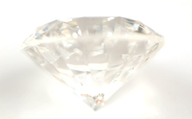 天然ガーネットと思われる結晶入り 】 天然ダイヤモンド ルース(裸石  