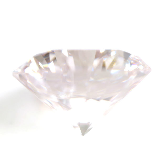 天然無処理 ピンクダイヤモンド カラーレス 計0.36ct PT 中宝研