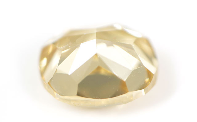 天然イエローダイヤモンド ルース(裸石） 0.104ct, VS-1 【蛍光性は 
