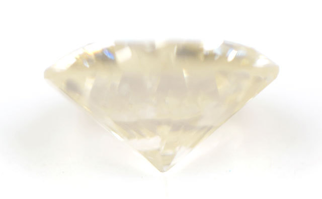 天然ダイヤモンド ルース(裸石) 0.094ct, Under N (Very Light Yellow 