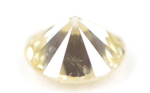 天然ダイヤモンド ルース(裸石) 0.094ct, Under N (Very Light Yellow 