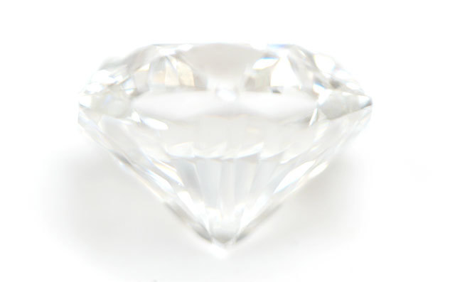 6角形 】天然ダイヤモンド ルース(裸石) 0.210ct, Dカラー, VS-1, 74 