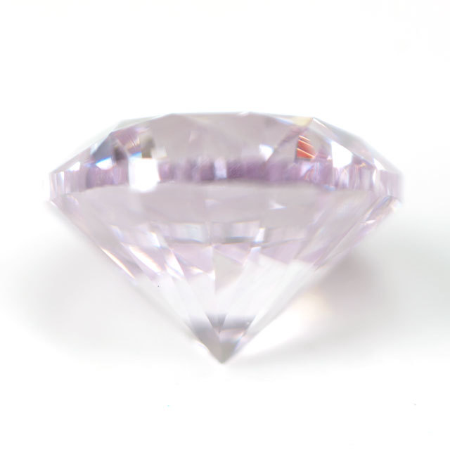 天然パープルダイヤモンド ルース(裸石) 0.185ct, Fancy Light Pink 
