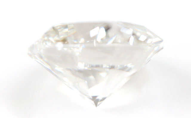 57面体カット 】【 ダイヤの中に星(五芒星)が見えます 】 天然