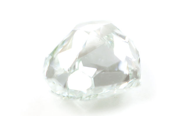 天然グリーンダイヤモンド ルース(裸石) 0.080ct, Fancy Light Bluish  