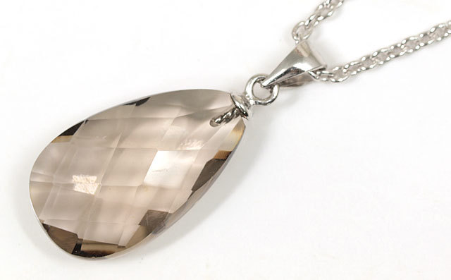 スモーキー・クォーツ ( 茶水晶、煙水晶 ) ペンダントトップ  