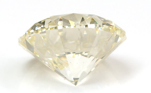 GIAの刻印入り 】天然イエローダイヤモンド ルース(裸石) 0.716ct, S-T  