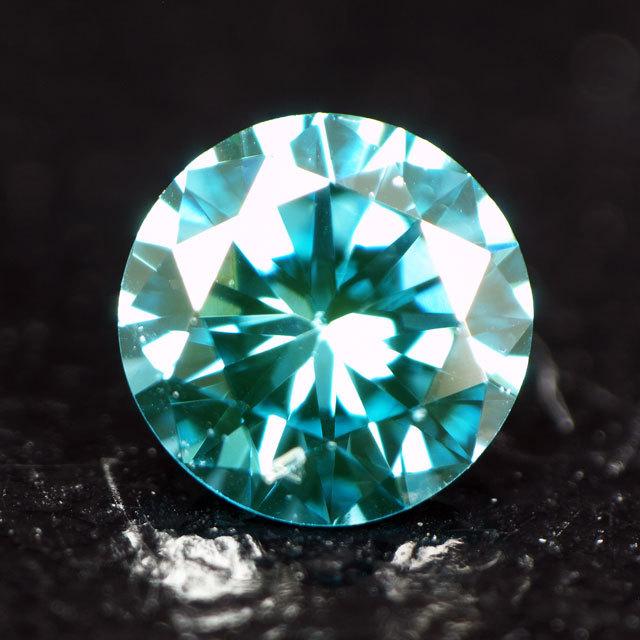 ブルーダイヤモンド (トリートメント) ルース(裸石) 0.104ct, Fancy 