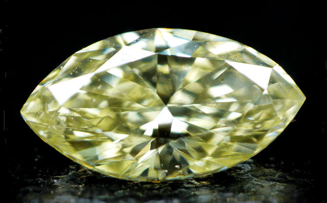 超激レア】 0.189 イエロー カボションカット ダイヤモンド とめよ  