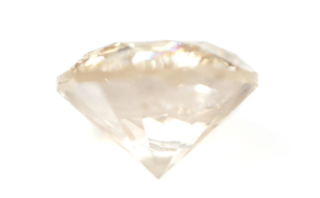 天然ブラウンダイヤモンド ルース(裸石) 0.468ct, I-3, Fancy Light  