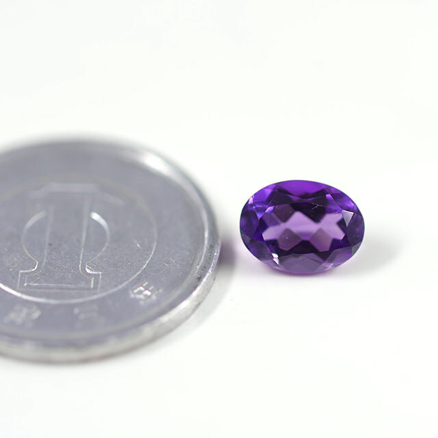 アメジスト ルース(裸石) 1.24ct オーバル (アメシスト/紫水晶