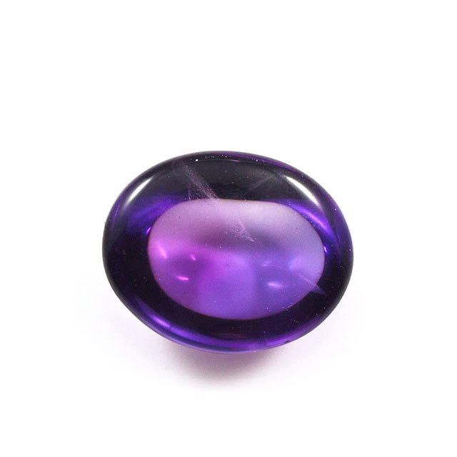 カボションカットのアメジスト ルース(裸石) 1.860ct (アメシスト/紫 